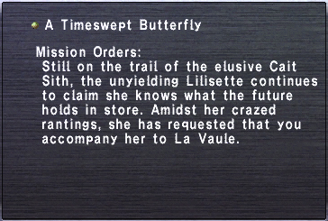 A Timeswept Butterfly