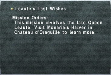 Leaute's Last Wishes