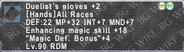 Dls. Gloves +2 description.png