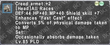 Creed Armet +2 description.png