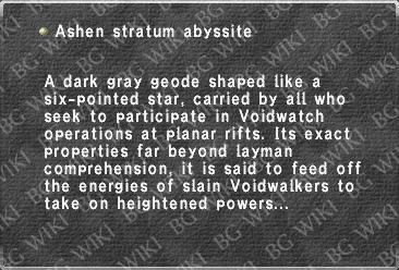 Ashen stratum abyssite