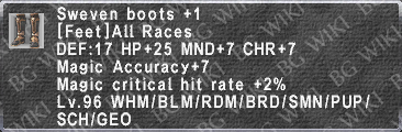 Sweven Boots +1 description.png