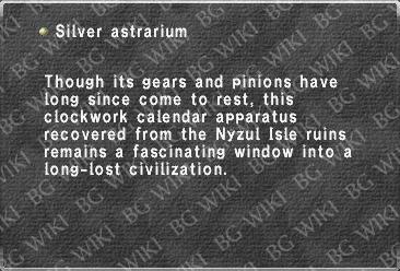 Silver astrarium