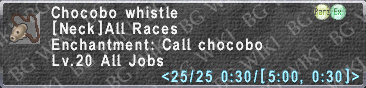 Chocobo Whistle description.png