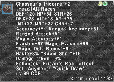 Chass. Tricorne +2 description.png