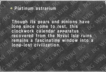 Platinum astrarium