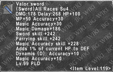 Valor Sword description.png