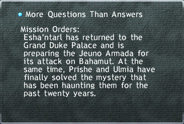 More Questions than Answers