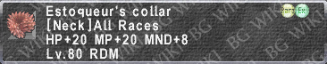 Estoqueur's Collar description.png