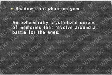 Shadow Lord phantom gem