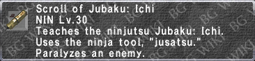 Jubaku: Ichi (Scroll) description.png