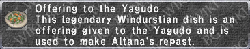 Yagudo Offering description.png