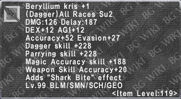 Beryllium Kris +1 description.png