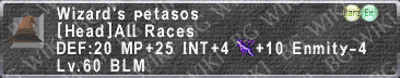 Wizard's Petasos description.png