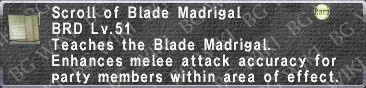 Blade Madrigal (Scroll) description.png