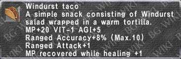 Windurst Taco description.png