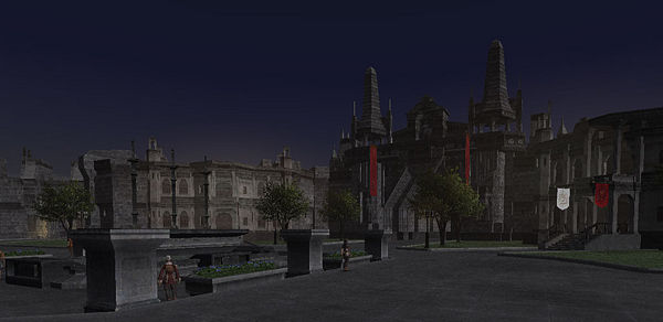 The Parade Grounds of Northern San d'Oria, center for many seasonal events and celebrations within the nation