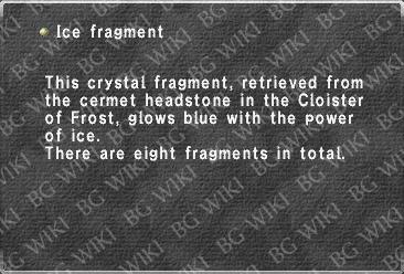 Ice fragment