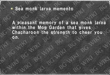 Sea monk larva memento