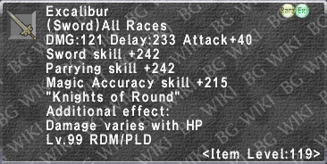 Excalibur (Level 119) description.png