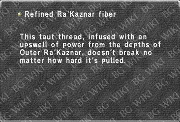 Refined Ra'Kaznar fiber