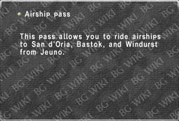 Airship pass