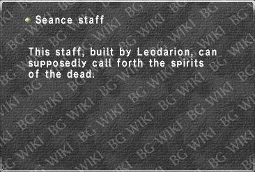 Seance staff