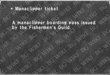 Manaclipper ticket