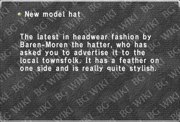 New model hat