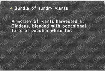 Bundle of sundry plants