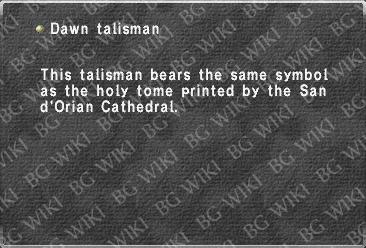 Dawn talisman