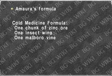 Amaura's formula