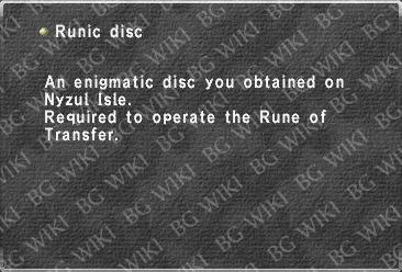 Runic disc