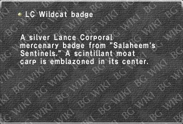 LC Wildcat badge