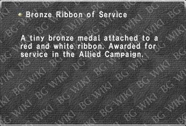 Bronze Ribbon of Service §