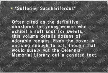 "Suffering Sacchariferous"