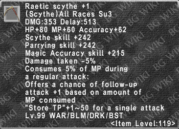 Raetic Scythe +1 description.png