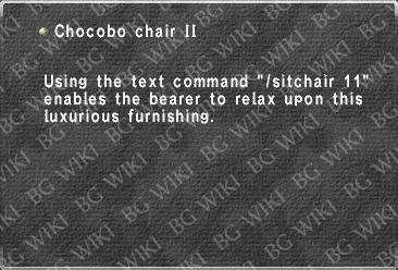 Chocobo chair II