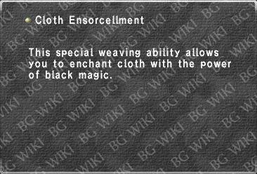 Cloth Ensorcellment