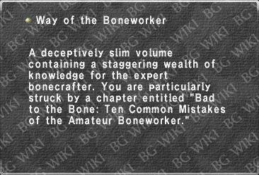 Way of the Boneworker