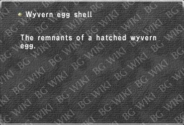 Wyvern egg shell