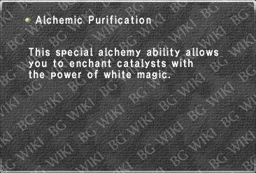 Alchemic Purification