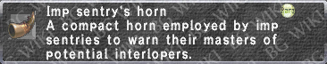 Imp Sentry's Horn description.png