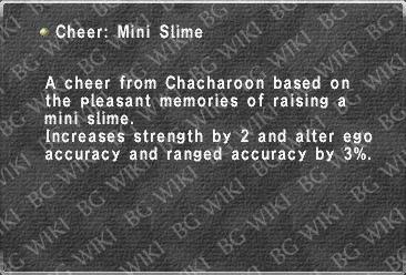 Cheer: Mini Slime