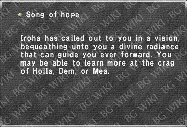 Song of hope