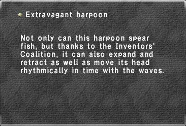 Extravagant harpoon