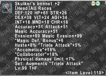 Skulker's Bonnet +2 description.png
