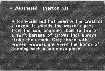 Weathered Haverton hat