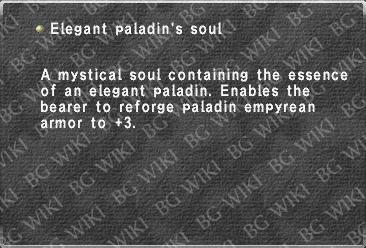 Elegant paladin's soul