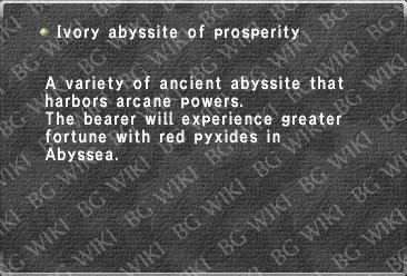 Ivory abyssite of prosperity